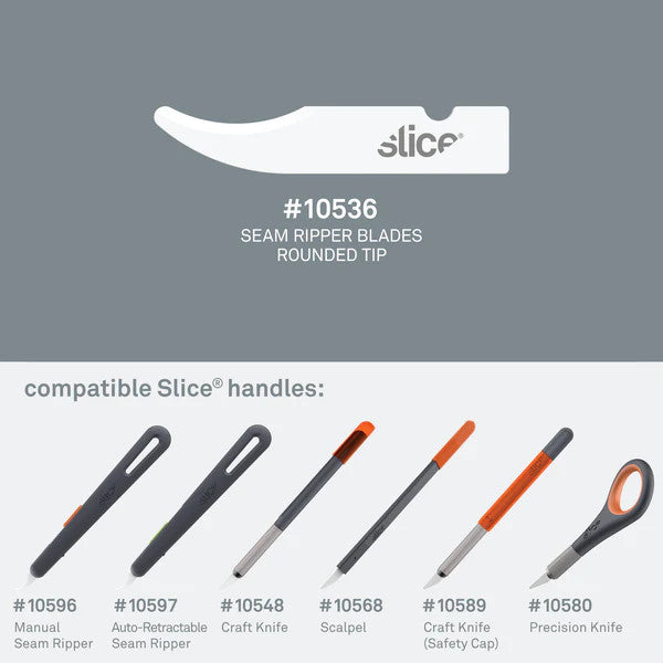 Seam Ripper Blades (Rounded Tip) - Compatibility Seam Ripper Blades (Rounded Tip) - Compatibility